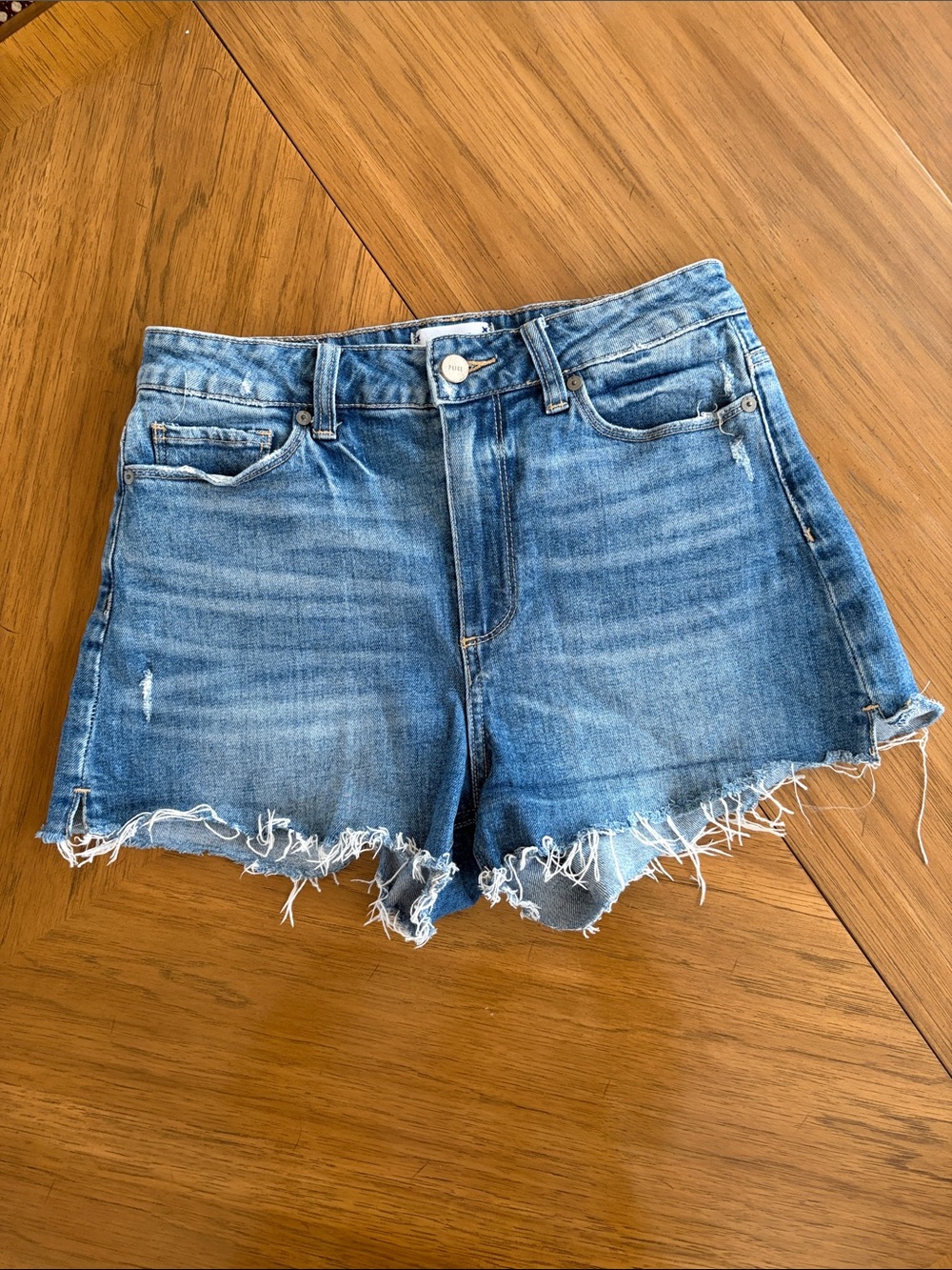 PAIGE Margot High-Rise Denim Short